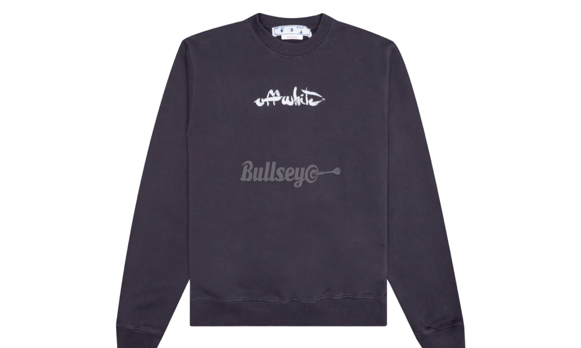 Off-White Painted Arrows Black Crewneck-Bullseye Sneaker Boutique