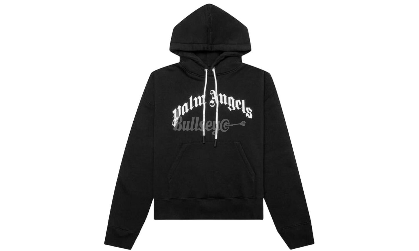 Palm Angels Curved Logo "Black/White" Hoodie-Bullseye Sneaker Boutique