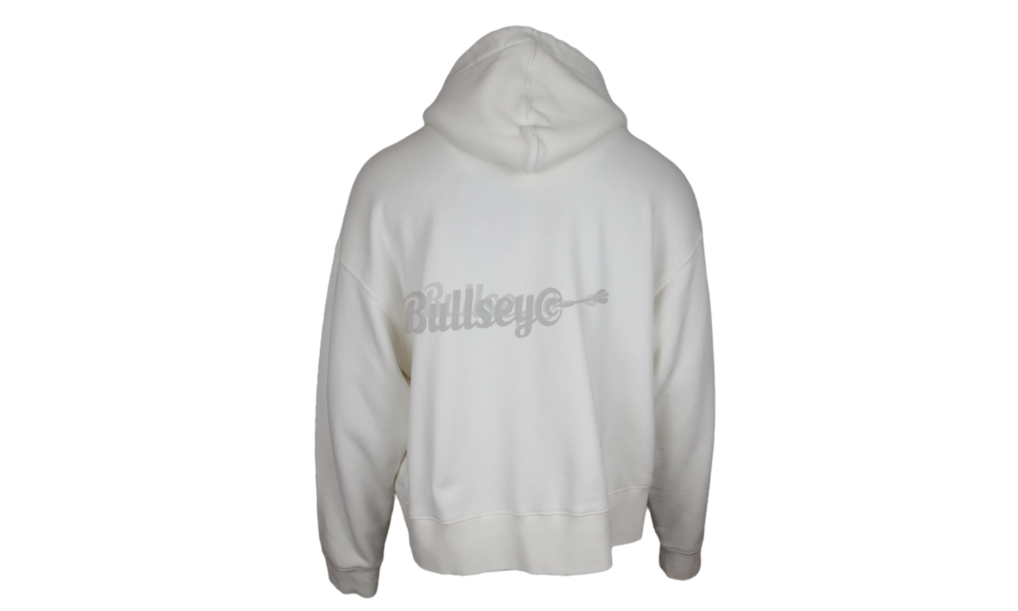 Palm Angels Gothic Logo White Hue Hoodie