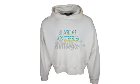 Palm Angels Gothic Logo White Hue Hoodie-Bullseye Sneaker Boutique