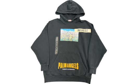 Palm Angels Yosemite Black Hoodie (PreOwned) (No Drawstrings)