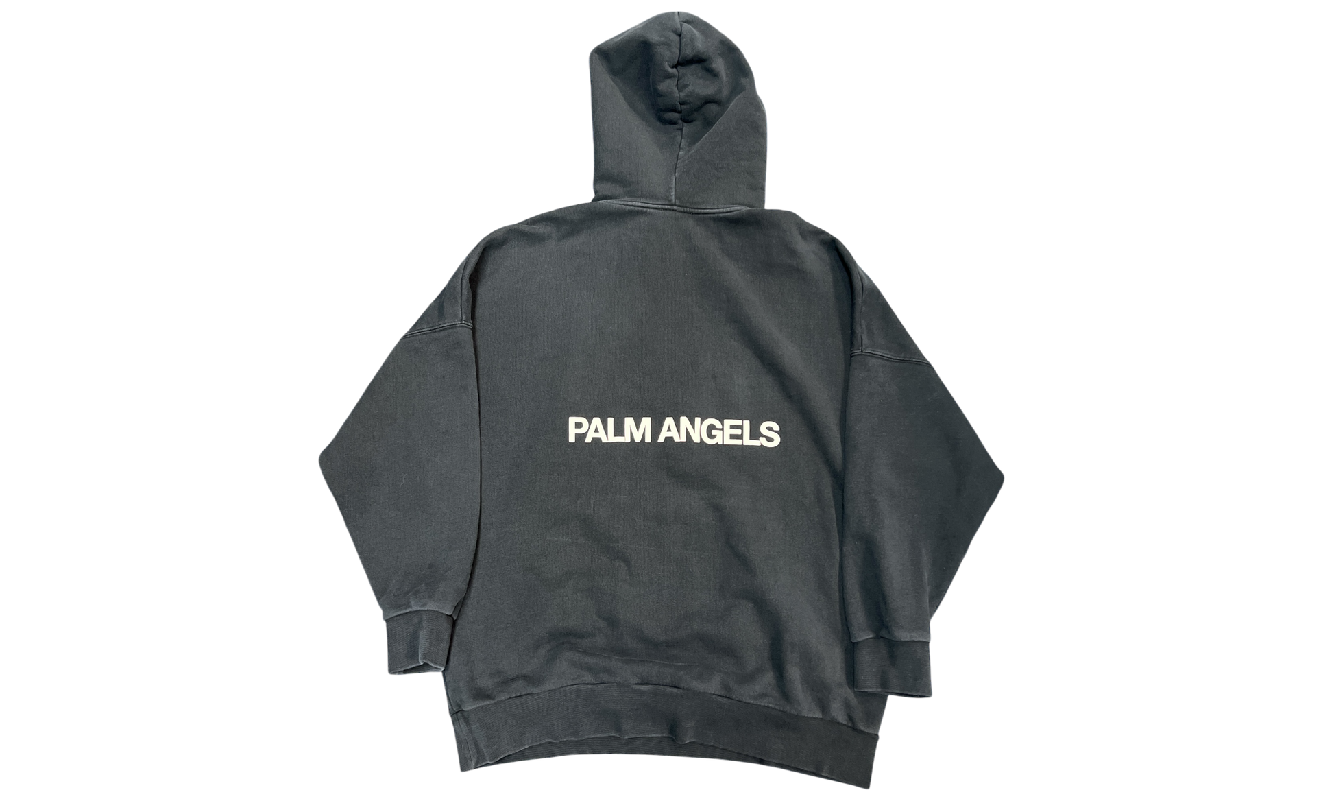 Palm Angels Yosemite Black Hoodie (PreOwned) (No Drawstrings)-Bullseye Sneaker Boutique