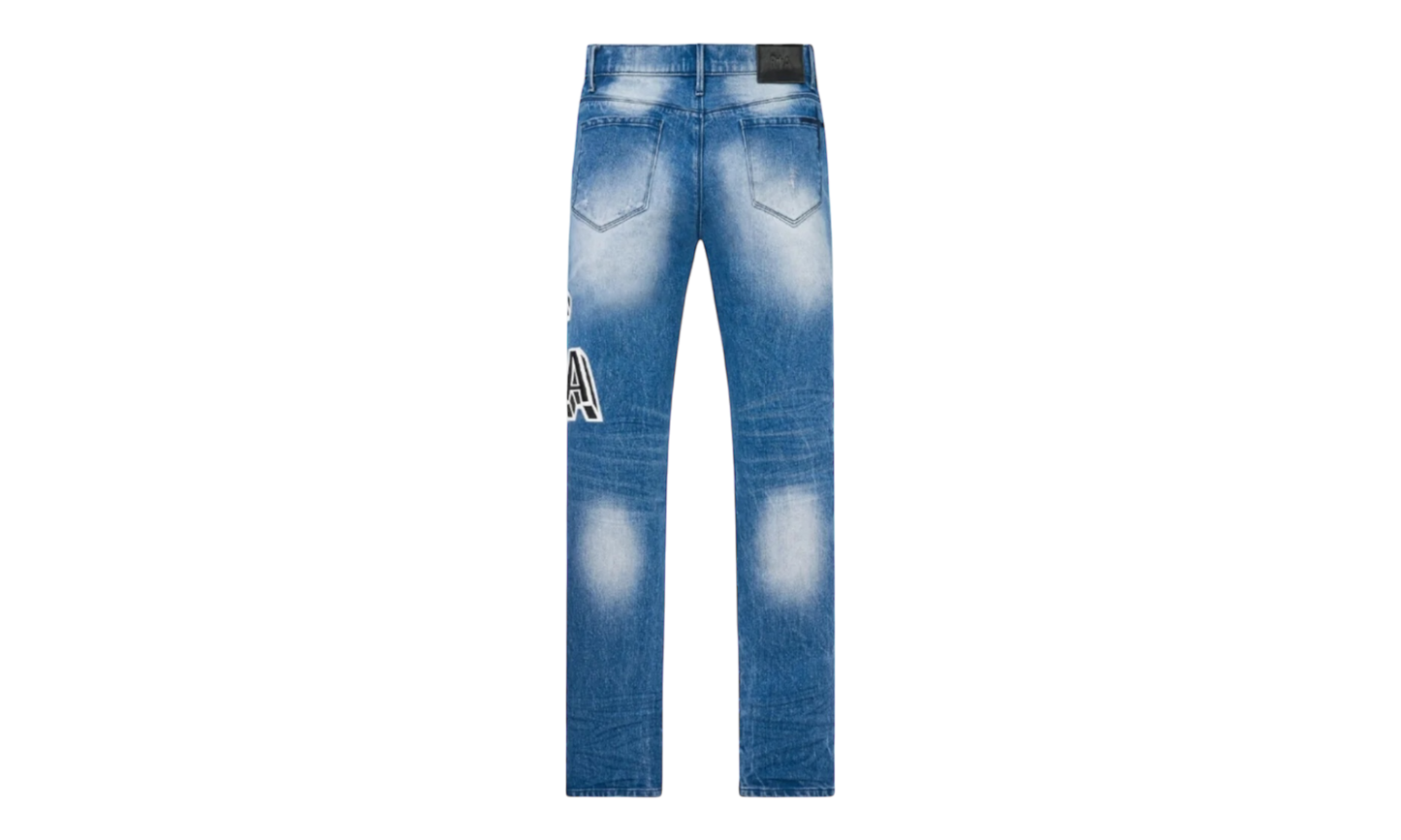 RTA Bryant Medium Dark Collegiate Jeans