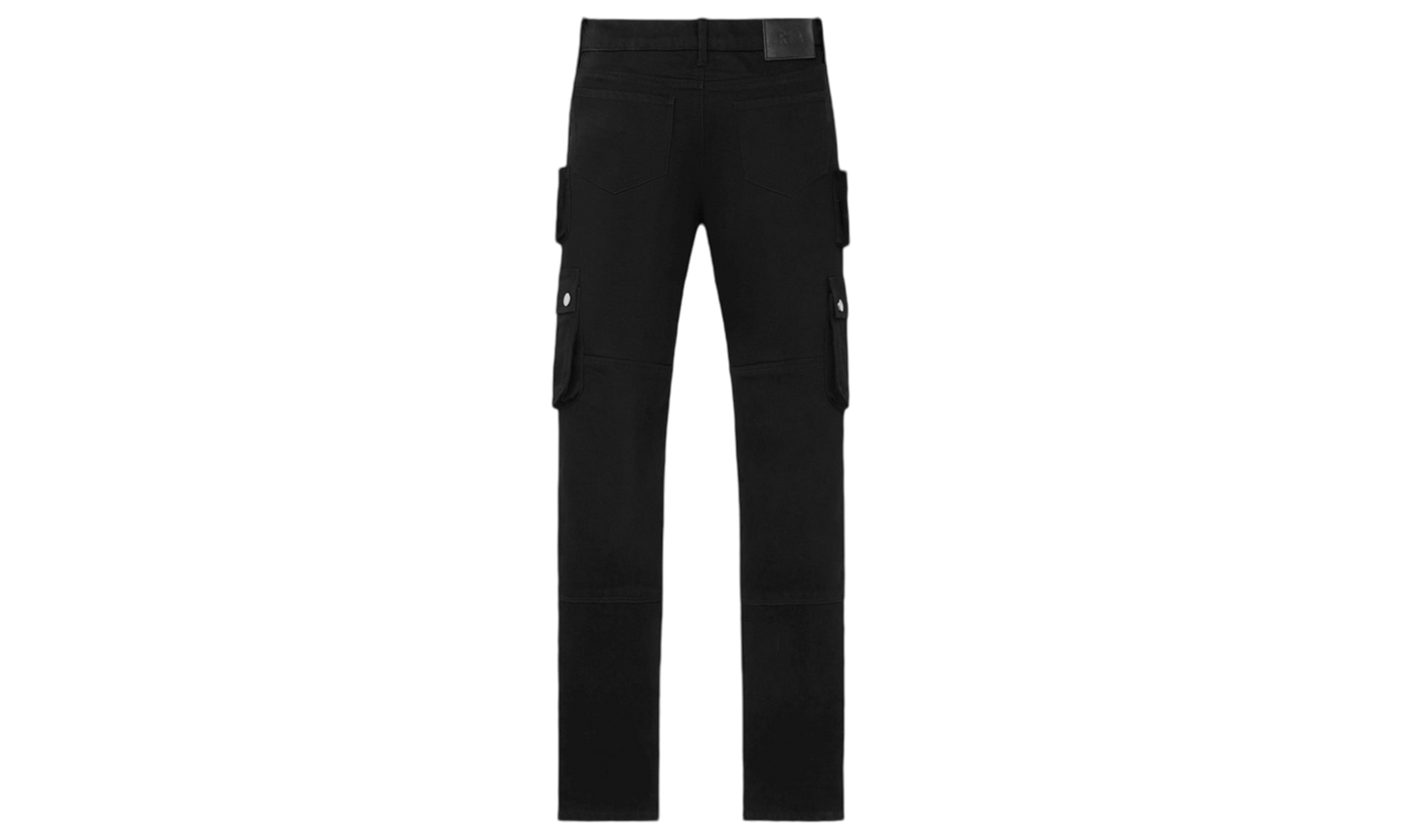 RTA Slate Cargo Skinny Black Jeans