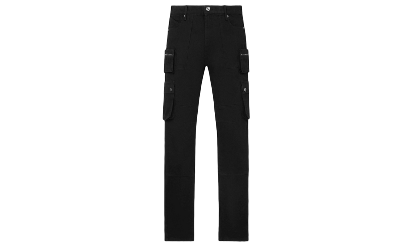 RTA Slate Cargo Skinny Black Jeans-Bullseye Sneaker Boutique