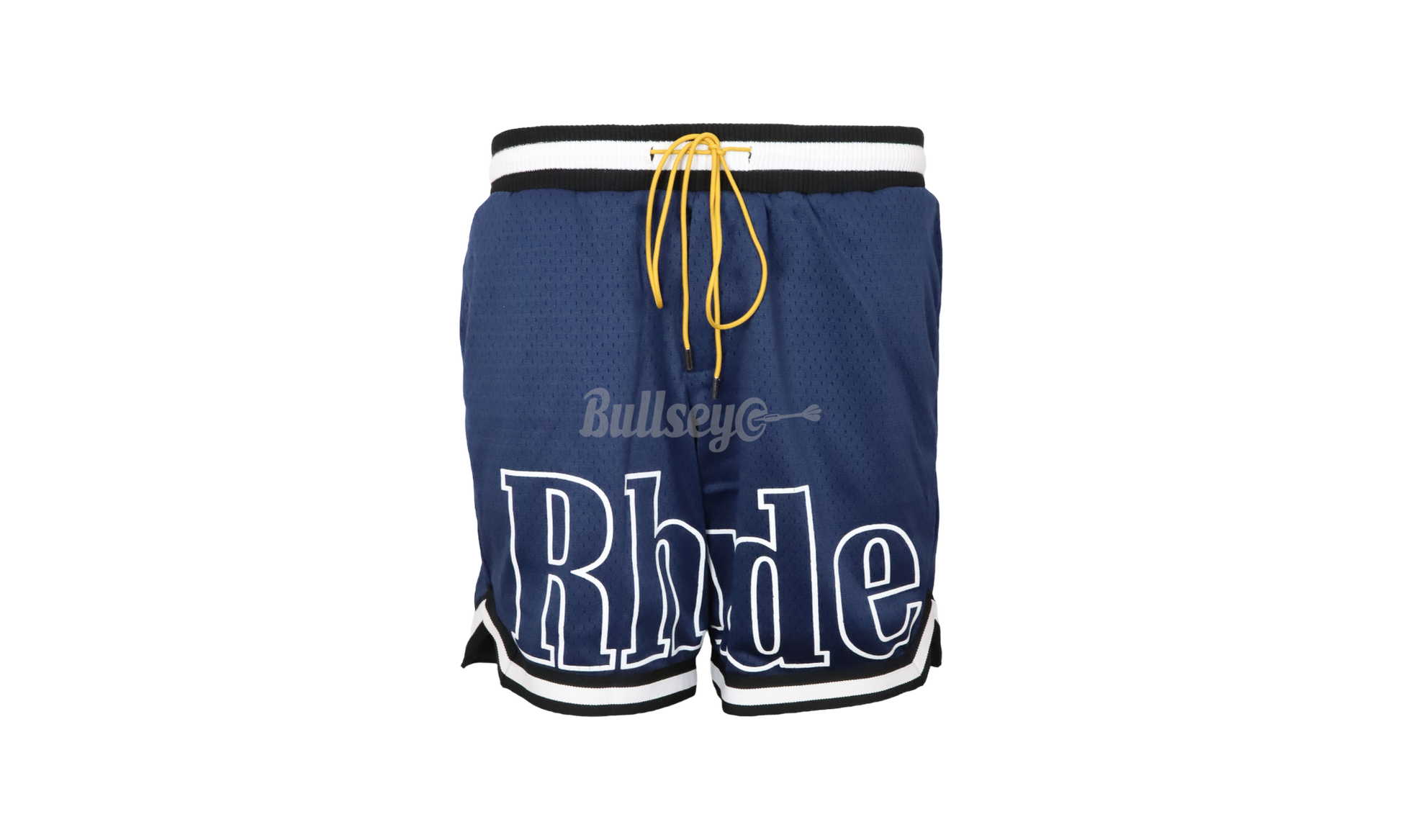 Rhude Court Logo Navy Shorts-Bullseye Sneaker Boutique