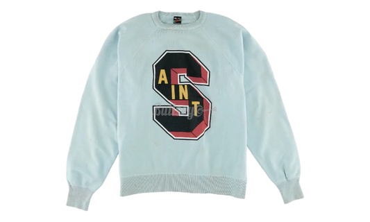 Saint Michael x Denim Tears Light Blue ST Crewneck-Bullseye Sneaker Boutique