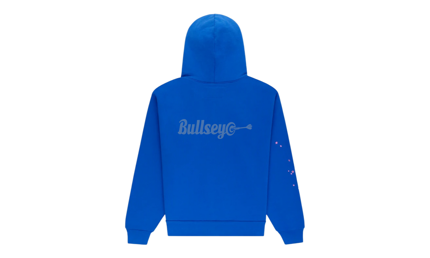 Sp5der Angel Number Blue/Pink Hoodie