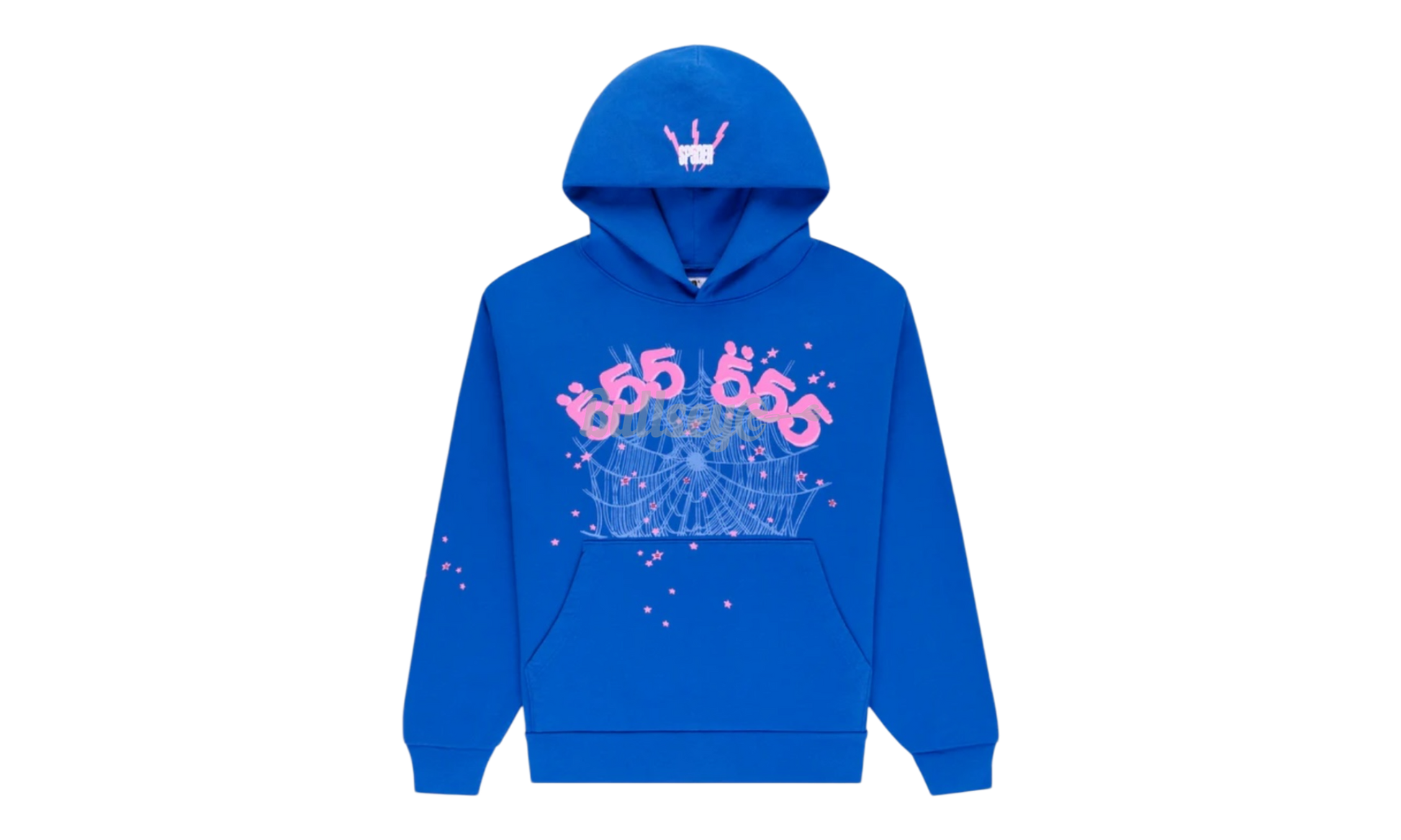 Sp5der Angel Number Blue/Pink Hoodie-Bullseye Sneaker Boutique