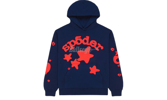 Sp5der Beluga Navy Hoodie-Bullseye Sneaker Boutique