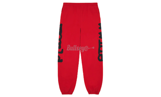 Sp5der Beluga Red Sweatpants-Bullseye Sneaker Boutique