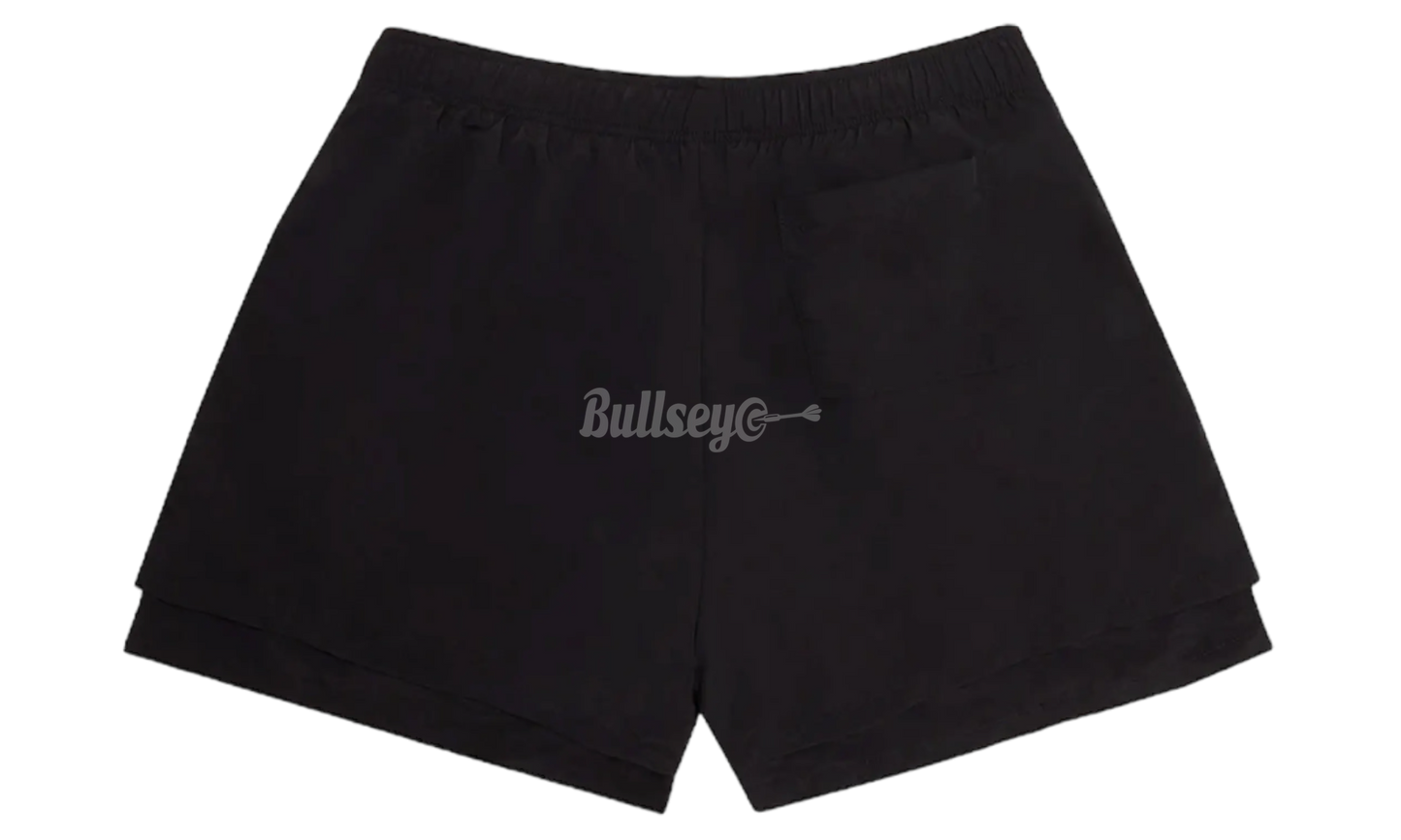 Sp5der Pro Double Layer Black Shorts