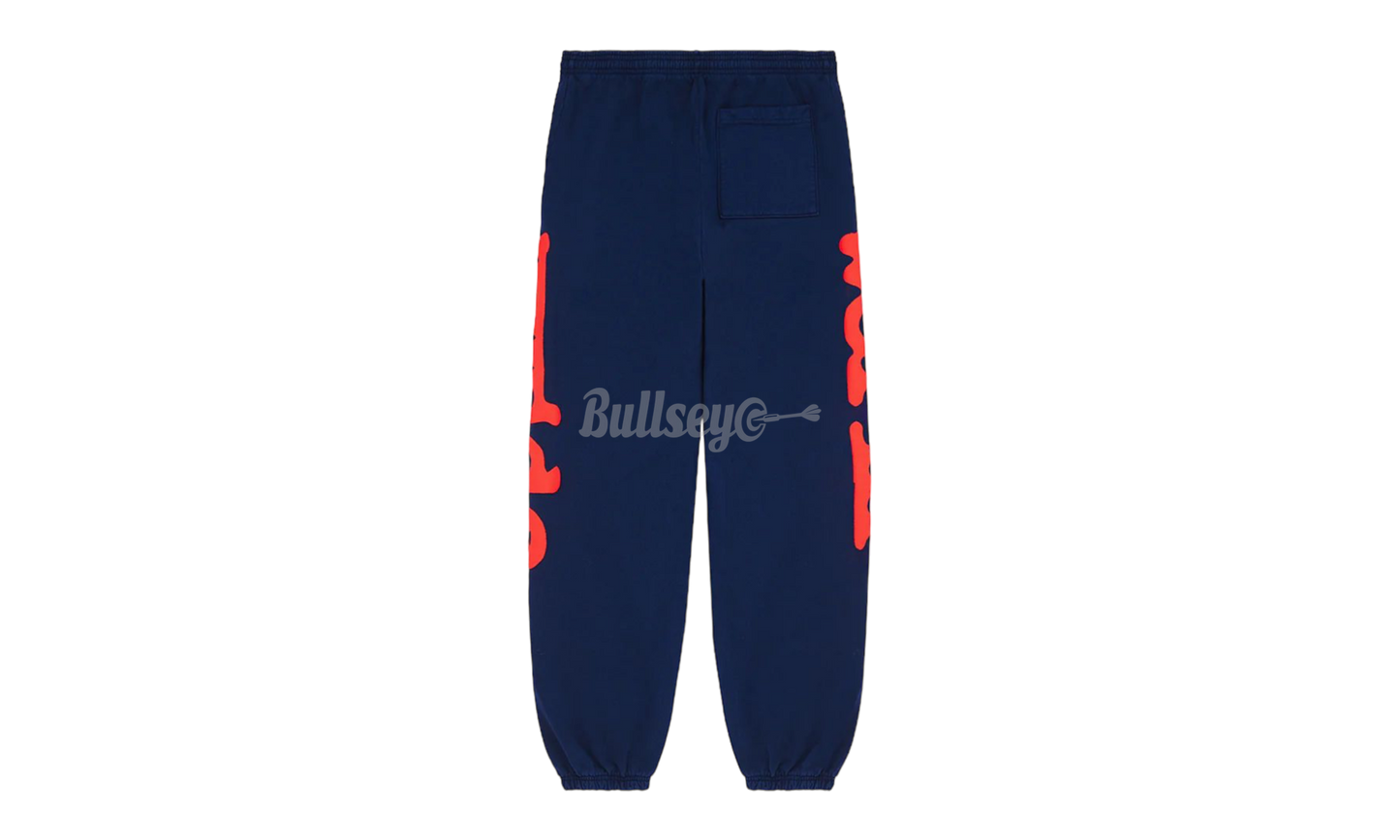 Spider Beluga Navy Sweatpants