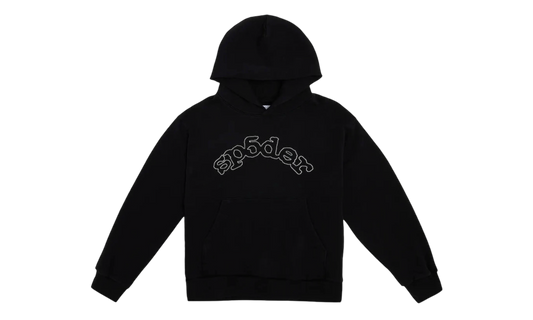 Spider OG Logo Black Hoodie-Bullseye Sneaker Boutique