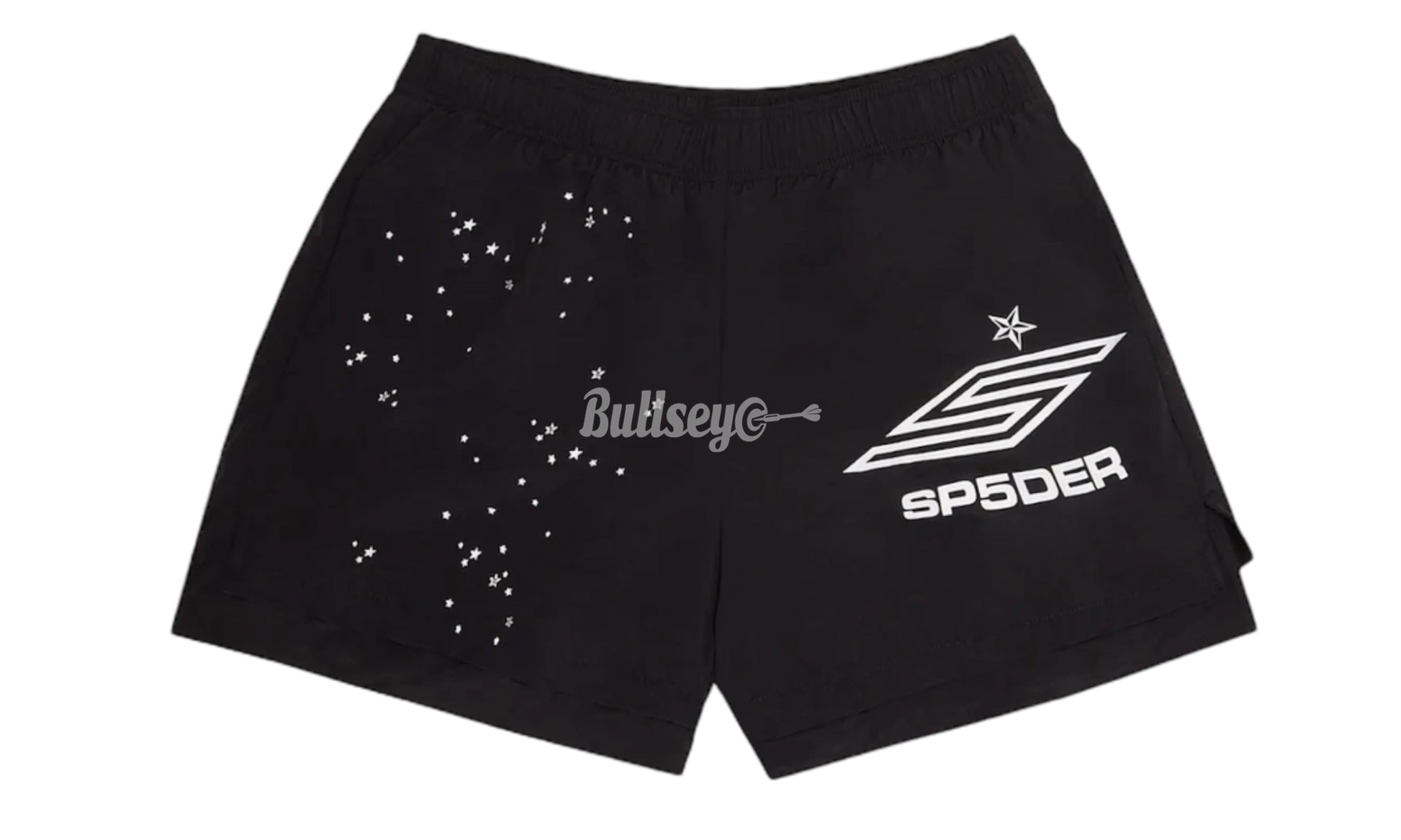 Spider Pro Double Layer Black Shorts (PreOwned)-Bullseye Sneaker Boutique