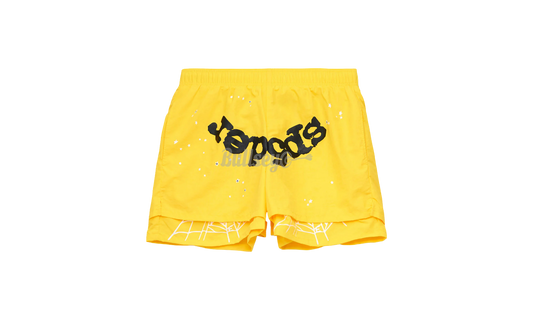 Spider Yellow OG Web Double Layer Short