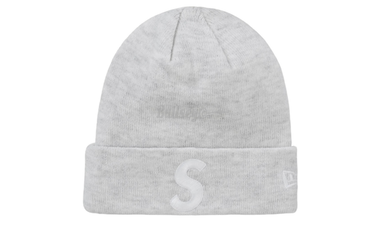 Supreme New Era S Logo Beanie Heather Grey (FW24)-Bullseye Sneaker Boutique