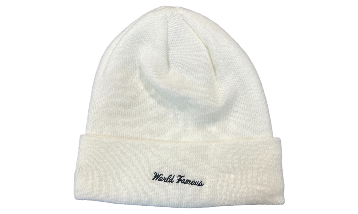 Supreme New Era White Box Logo Beanie (PreOwned)