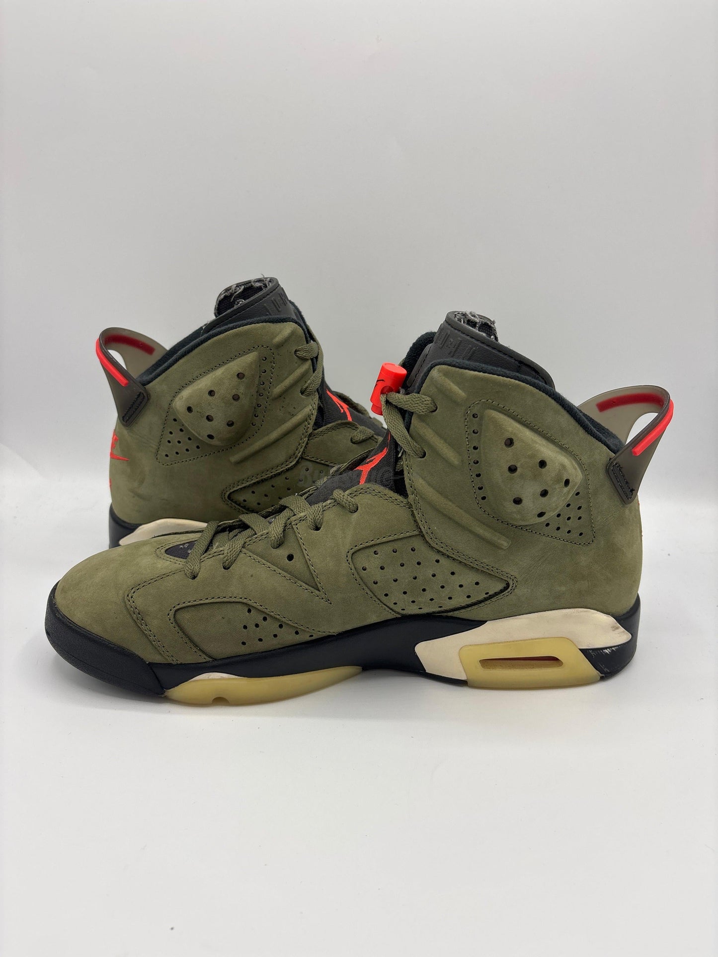 Travis Scott x Air Jordan 6 Retro "Olive" (PreOwned) (No Box)