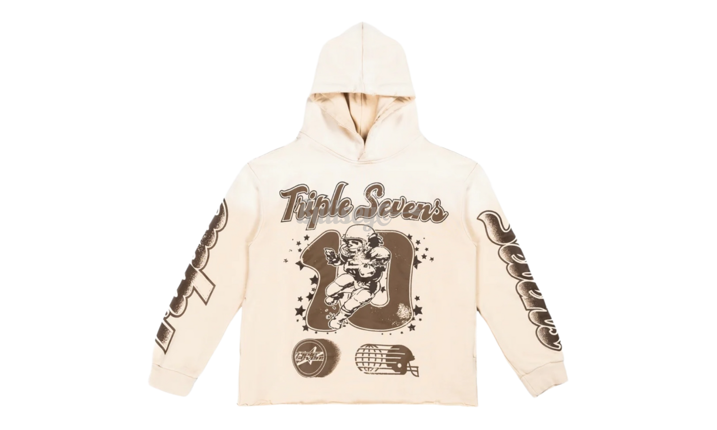 Triple Sevens All Star Football Beige Hoodie-Bullseye Sneaker Boutique