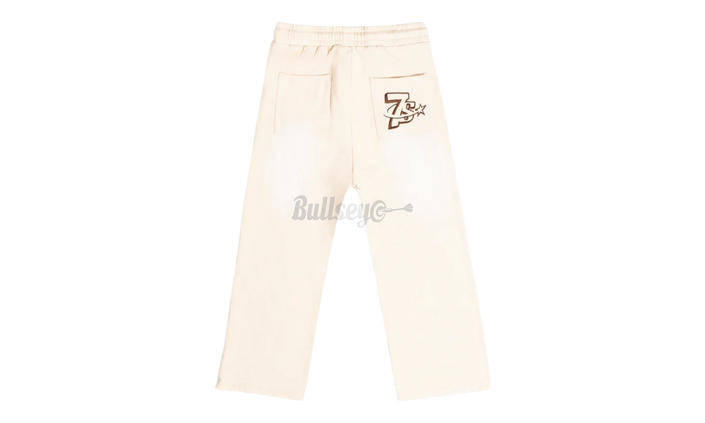 Triple Sevens All Star Football Beige Sweatpants