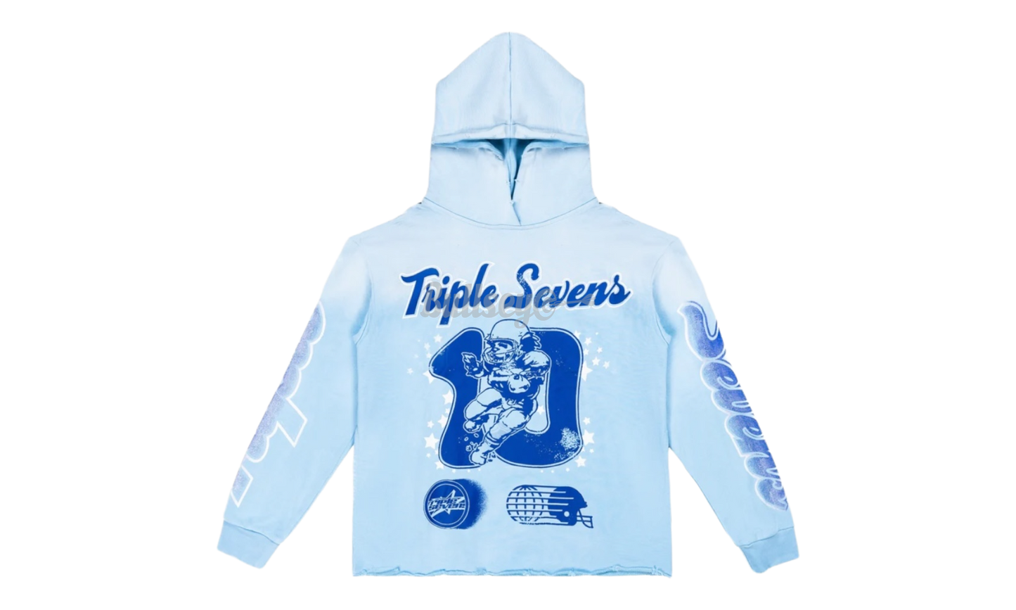 Triple Sevens All Star Football Blue Hoodie-Bullseye Sneaker Boutique