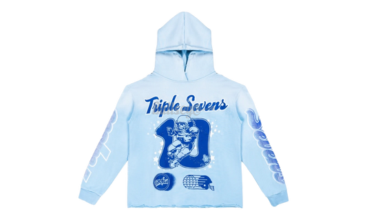 Triple Sevens All Star Football Blue Hoodie-Bullseye Sneaker Boutique