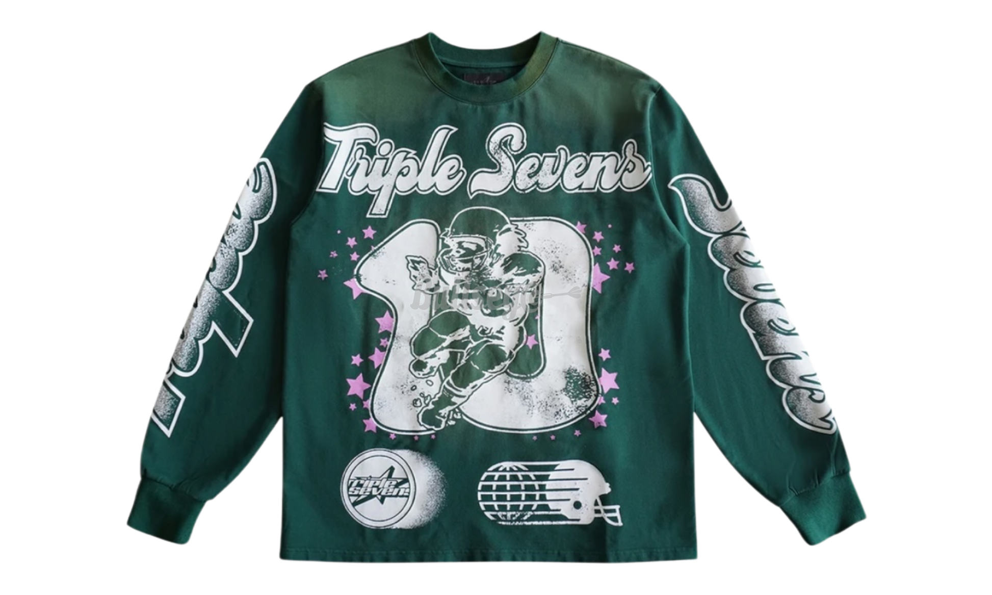 Triple Sevens All Star Forest Green Longsleeve T-Shirt-Bullseye Sneaker Boutique