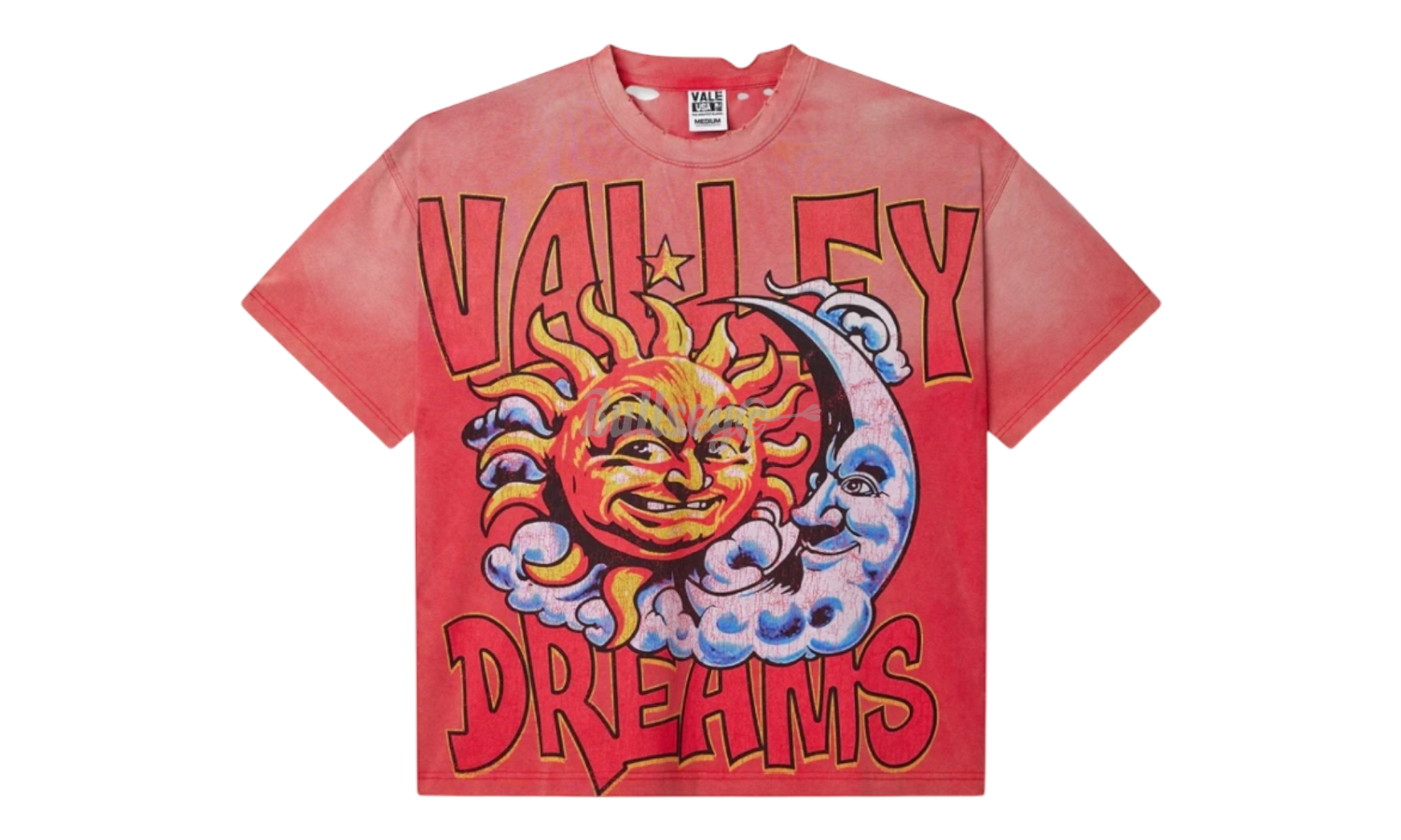 Vale Forever Thrashed Red Sun T-Shirt-Bullseye Sneaker Boutique