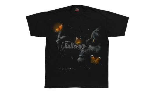 Works Of Madness Fallen Butterfly Black T-Shirt-Bullseye Sneaker Boutique