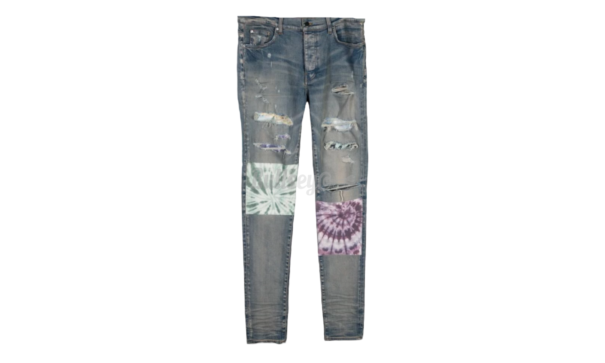 Amiri Thrasher Pattern Print Indigo Jeans (PreOwned)-Bullseye Sneaker Boutique
